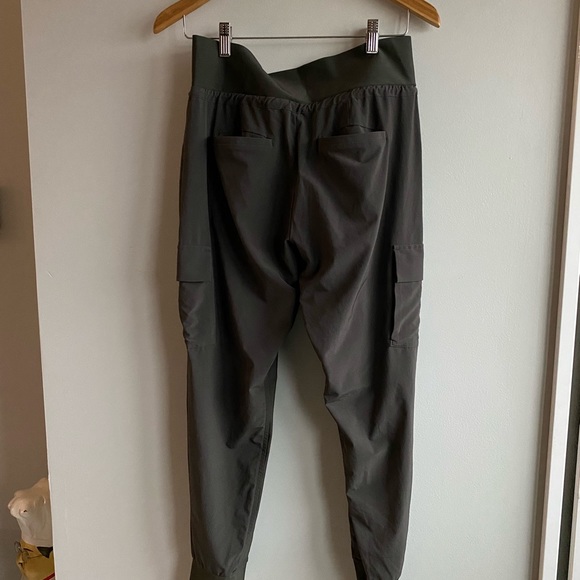 Athleta Army Green Cargo Jogger - Picture 2 of 6